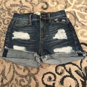 MUDD HIGH RISE SHORTIE STRETCH SHORTS SIZE 0